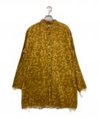 SASQUATCHfabrix.サスクワッチファブリックス）の古着「IROHA PATTERN LONG SHIRT」｜ベージュ