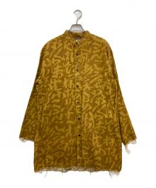 SASQUATCHfabrix.（サスクワッチファブリックス）の古着「IROHA PATTERN LONG SHIRT」｜ベージュ