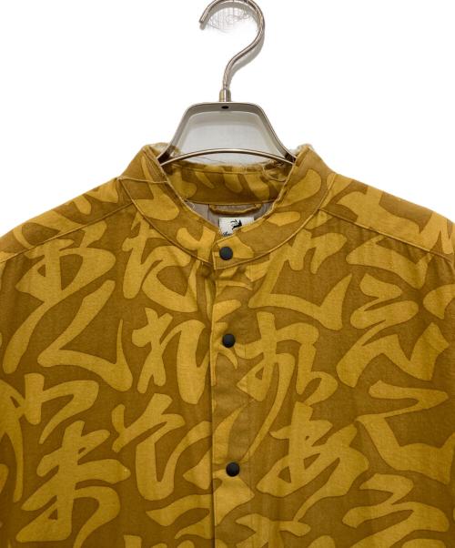 SASQUATCHfabrix.（サスクワッチファブリックス）SASQUATCHfabrix. (サスクワッチファブリックス) IROHA PATTERN LONG SHIRT ベージュ サイズ:Lの古着・服飾アイテム