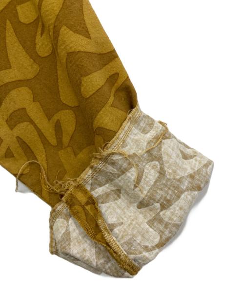 SASQUATCHfabrix.（サスクワッチファブリックス）SASQUATCHfabrix. (サスクワッチファブリックス) IROHA PATTERN LONG SHIRT ベージュ サイズ:Lの古着・服飾アイテム