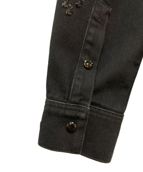 GIVENCHY（ジバンシィ）GIVENCHY (ジバンシィ) クラッシュデニムジャケット　16S0909471 ブラック サイズ:Mの古着・服飾アイテム