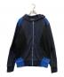 ALEXANDER McQUEEN（アレキサンダーマックイーン）の古着「デザインジップパーカー　516694 QLX43」｜ネイビー
