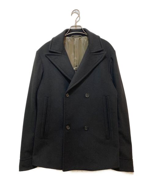 ALEXANDER McQUEEN（アレキサンダーマックイーン）ALEXANDER McQUEEN (アレキサンダーマックイーン) Pコート　349185 QDV02 ブラック サイズ:48の古着・服飾アイテム