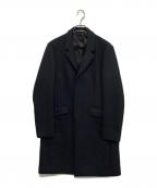 KNOTTノット）の古着「ウールナイロンチェスターコート」｜ネイビー