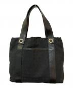 BVLGARIブルガリ）の古着「ロゴマニア MAEIEA トートバッグ」｜ブラック