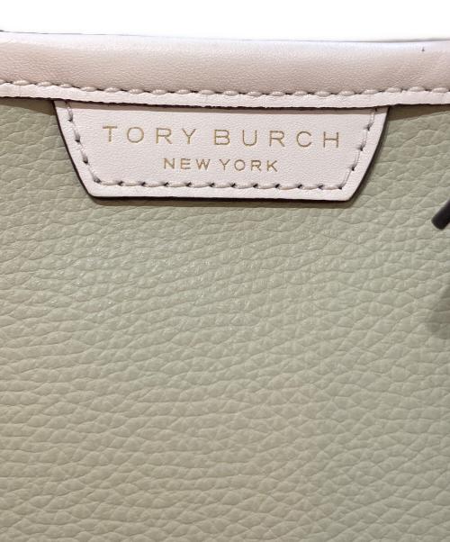 TORY BURCH（トリーバーチ）TORY BURCH (トリーバーチ) カラーブロックスモールトート グリーンの古着・服飾アイテム