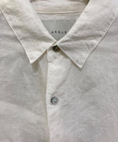ARGUE（アーギュ）ARGUE (アーギュ) リネンシャツ ホワイト サイズ:1の古着・服飾アイテム