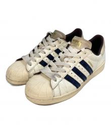 adidas×WALES BONNER（アディダス×ウェールズボナー）の古着「Superstar "Wonder White/Collegiate Navy/Night Red" JP7161」｜ホワイト