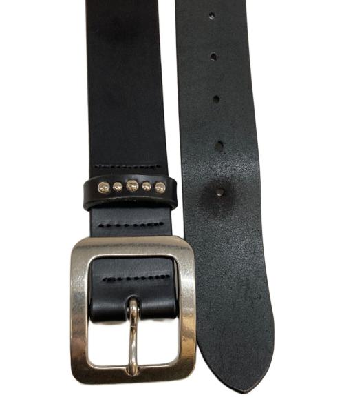 THE CRIMIE（ザ クライミー）THE CRIMIE (ザ クライミー) CR レタード スタッズ ベルト ブラックの古着・服飾アイテム