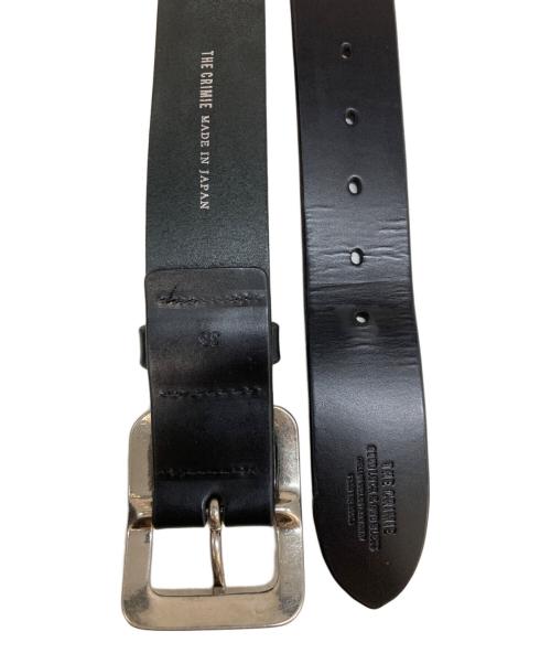 THE CRIMIE（ザ クライミー）THE CRIMIE (ザ クライミー) CR レタード スタッズ ベルト ブラックの古着・服飾アイテム