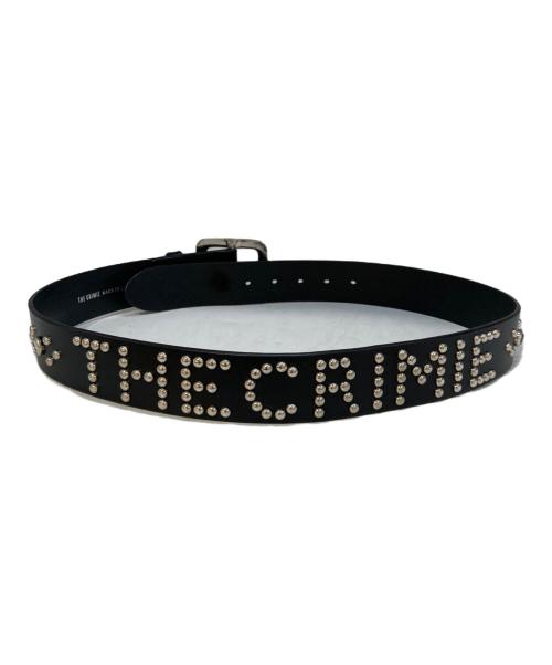 THE CRIMIE（ザ クライミー）THE CRIMIE (ザ クライミー) CR レタード スタッズ ベルト ブラックの古着・服飾アイテム