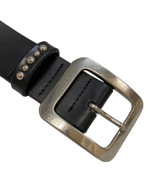 THE CRIMIE（ザ クライミー）THE CRIMIE (ザ クライミー) CR レタード スタッズ ベルト ブラックの古着・服飾アイテム