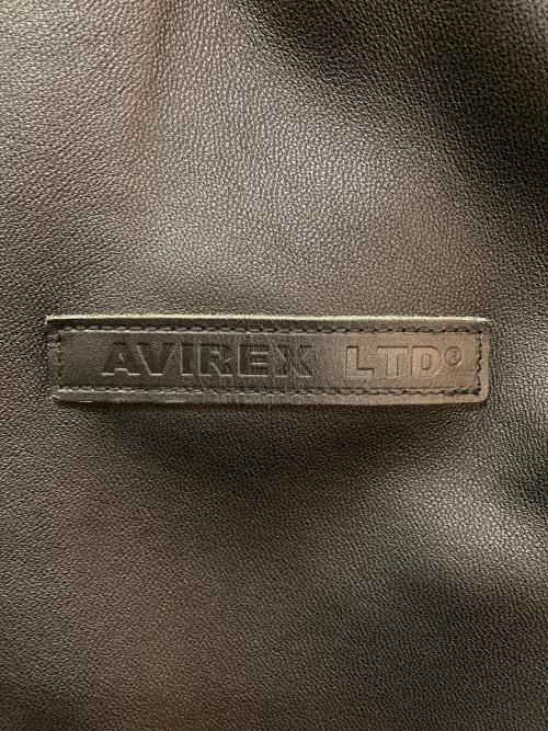 AVIREX（アヴィレックス）AVIREX (アヴィレックス) SHEEP SINGLE RIDERS　6191072 ブラック サイズ:Lの古着・服飾アイテム