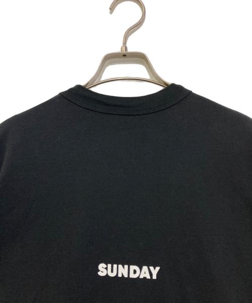 JOURNAL STANDARD（ジャーナルスタンダード）JOURNAL STANDARD (ジャーナルスタンダード) SUNDAY プリントT-ワンピース　24070440046020 ブラック サイズ:不明(実寸をご参考下さい)の古着・服飾アイテム