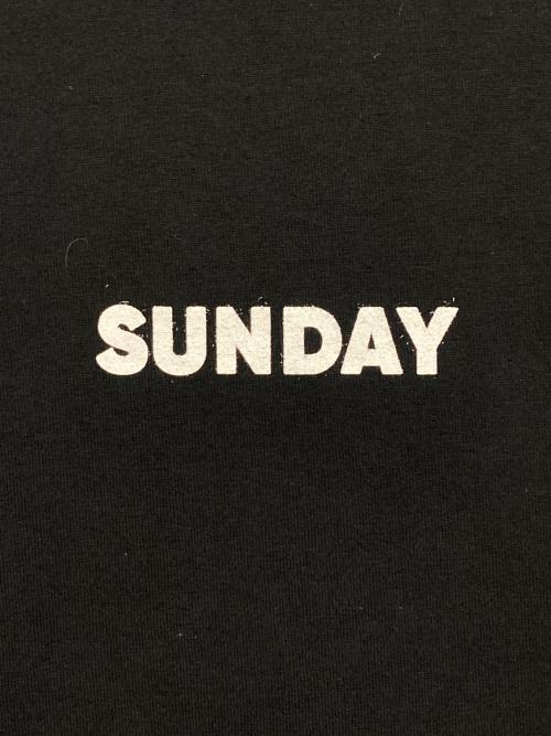 JOURNAL STANDARD（ジャーナルスタンダード）JOURNAL STANDARD (ジャーナルスタンダード) SUNDAY プリントT-ワンピース　24070440046020 ブラック サイズ:不明(実寸をご参考下さい)の古着・服飾アイテム