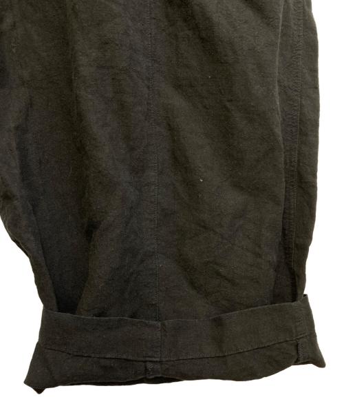 nest Robe（ネストローブ）nest Robe (ネストローブ) リネンオールインワン ブラック サイズ:FREEの古着・服飾アイテム