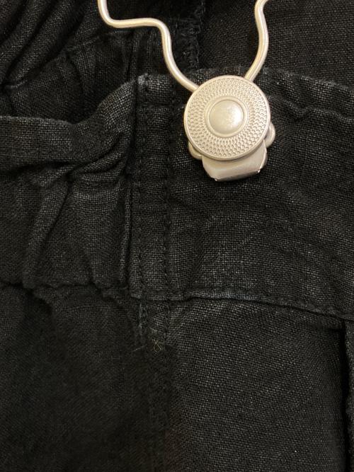 nest Robe（ネストローブ）nest Robe (ネストローブ) リネンオールインワン ブラック サイズ:FREEの古着・服飾アイテム