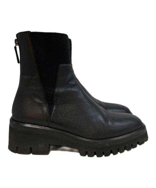 HOMERS（ホーマーズ）HOMERS (ホーマーズ) サイドゴアブーツ ブラック サイズ:37 1/2の古着・服飾アイテム