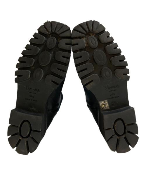 HOMERS（ホーマーズ）HOMERS (ホーマーズ) サイドゴアブーツ ブラック サイズ:37 1/2の古着・服飾アイテム