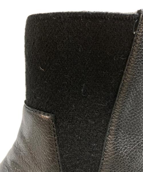 HOMERS（ホーマーズ）HOMERS (ホーマーズ) サイドゴアブーツ ブラック サイズ:37 1/2の古着・服飾アイテム