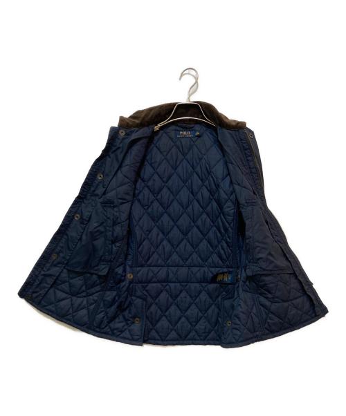 POLO RALPH LAUREN（ポロ・ラルフローレン）POLO RALPH LAUREN (ポロ・ラルフローレン) キルティングベスト ネイビー サイズ:XSの古着・服飾アイテム