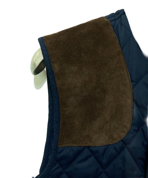 POLO RALPH LAUREN（ポロ・ラルフローレン）POLO RALPH LAUREN (ポロ・ラルフローレン) キルティングベスト ネイビー サイズ:XSの古着・服飾アイテム