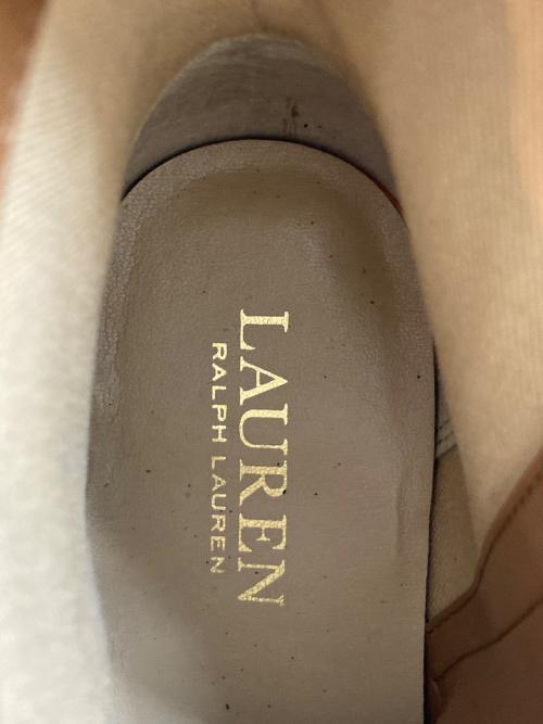 LAUREN RALPH LAUREN（ローレンラルフローレン）LAUREN RALPH LAUREN (ローレンラルフローレン) レザーアンクルブーツ ブラウン サイズ:6Bの古着・服飾アイテム