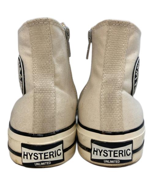Hysteric Glamour（ヒステリックグラマー）Hysteric Glamour (ヒステリックグラマー) キャンバススニーカー ホワイト サイズ:24の古着・服飾アイテム