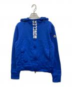 MONCLERモンクレール）の古着「ジップアップパーカー」｜ブルー
