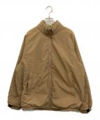 STEVEN ALANスティーブンアラン）の古着「NYLON ZIP DARUMA SHORT BLOUSON」｜ベージュ