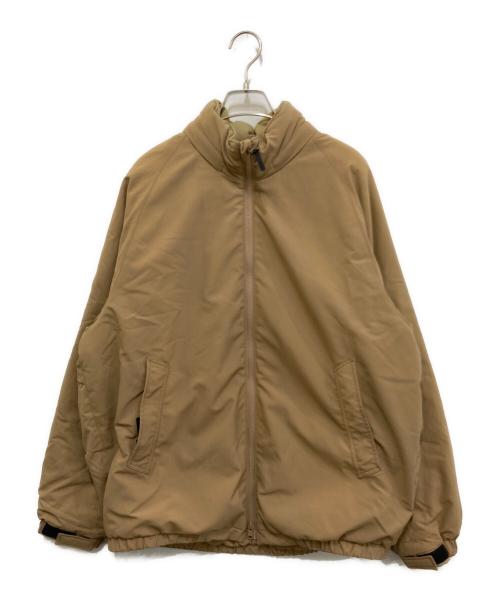 STEVEN ALAN（スティーブンアラン）STEVEN ALAN (スティーブンアラン) NYLON ZIP DARUMA SHORT BLOUSON ベージュ サイズ:Lの古着・服飾アイテム