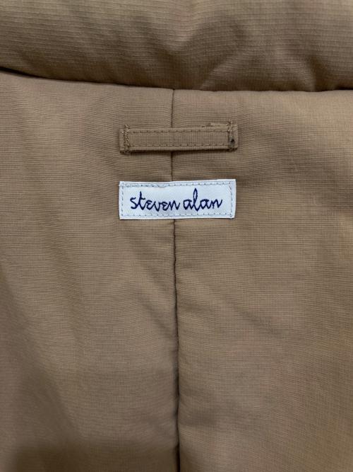 STEVEN ALAN（スティーブンアラン）STEVEN ALAN (スティーブンアラン) NYLON ZIP DARUMA SHORT BLOUSON ベージュ サイズ:Lの古着・服飾アイテム