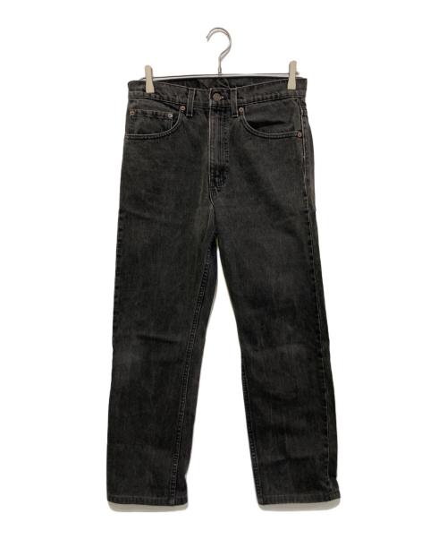LEVI'S（リーバイス）LEVI'S (リーバイス) 先染め505 ブラックデニムパンツ ブラック サイズ:W31の古着・服飾アイテム