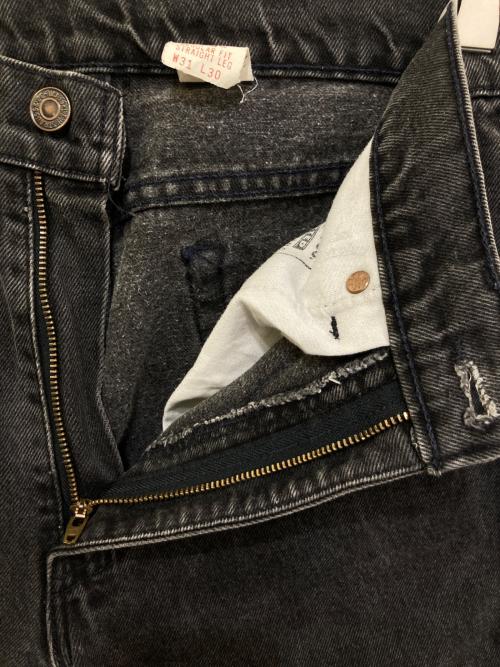 LEVI'S（リーバイス）LEVI'S (リーバイス) 先染め505 ブラックデニムパンツ ブラック サイズ:W31の古着・服飾アイテム