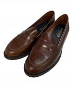 ENESSエネス）の古着「コインローファー」｜ブラウン