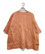 ARTS&SCIENCEアーツアンドサイエンス）の古着「SH-button woven tee」｜ピンク