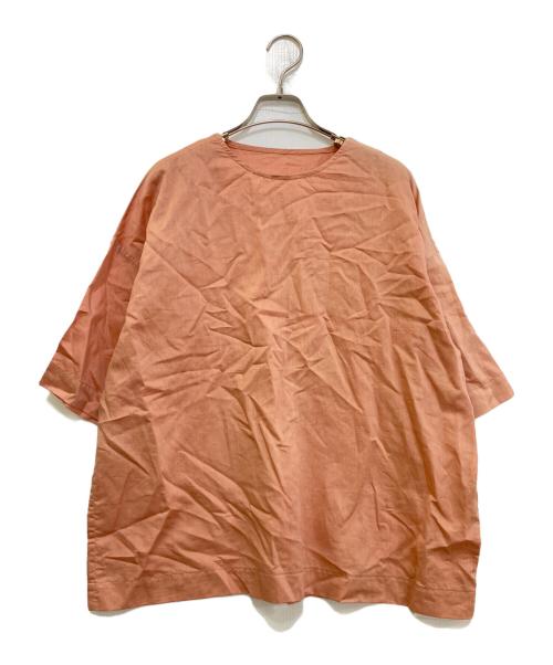ARTS&SCIENCE（アーツアンドサイエンス）ARTS&SCIENCE (アーツアンドサイエンス) SH-button woven tee ピンク サイズ:1の古着・服飾アイテム