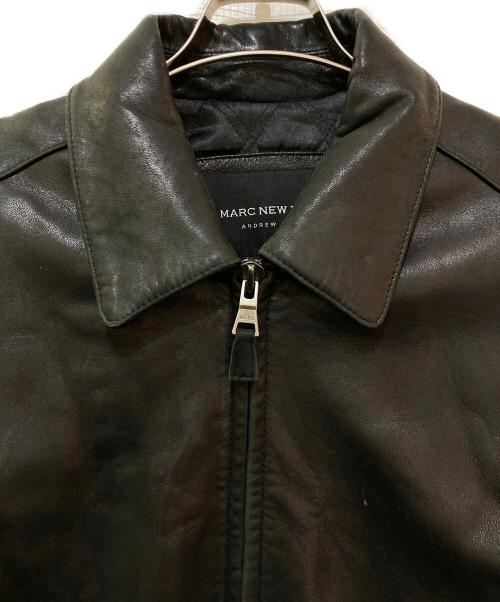 MARC NEW YORK（マークニューヨーク）MARC NEW YORK (マークニューヨーク) レザージャケット ブラック サイズ:Sの古着・服飾アイテム