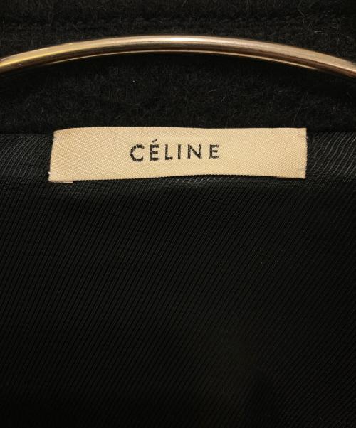 CELINE（セリーヌ）CELINE (セリーヌ) フィービー期 ウールアルパカナイロンコート ブラック サイズ:36の古着・服飾アイテム