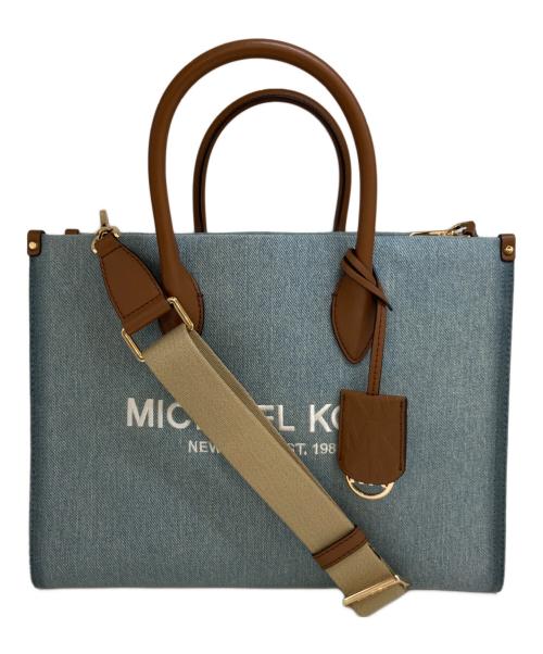 MICHAEL KORS（マイケル・コース）MICHAEL KORS (マイケル・コース) ミレラ ミディアム デニムトートバッグ インディゴの古着・服飾アイテム