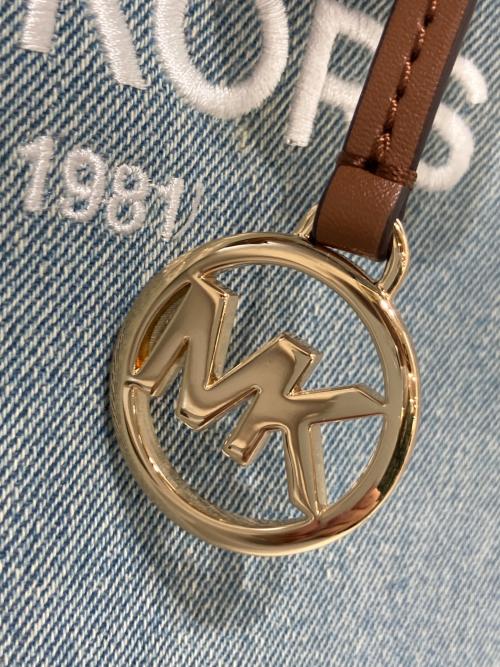 MICHAEL KORS（マイケル・コース）MICHAEL KORS (マイケル・コース) ミレラ ミディアム デニムトートバッグ インディゴの古着・服飾アイテム