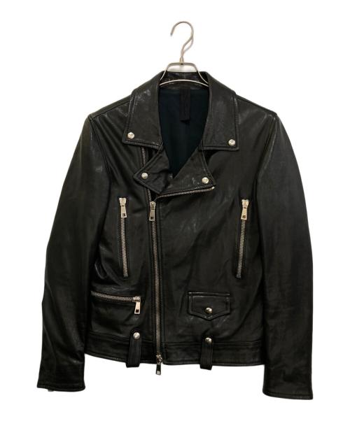 MUSHER（マーシャー）MUSHER (マーシャー) ダブルライダースジャケット　MMU7ES4064 ブラック サイズ:２の古着・服飾アイテム