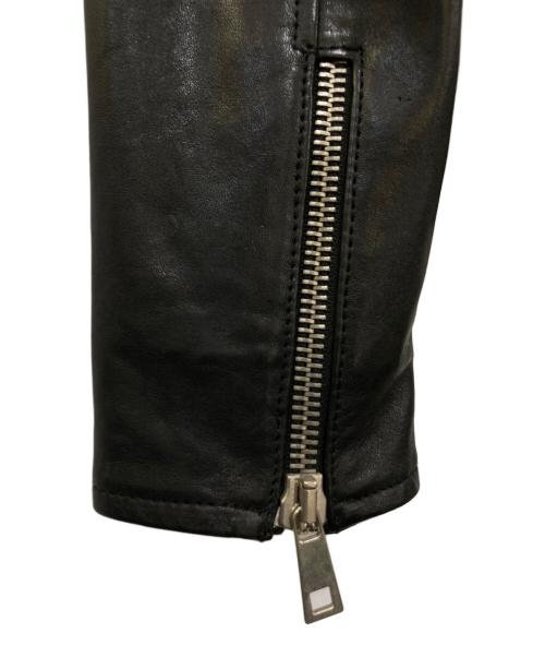 MUSHER（マーシャー）MUSHER (マーシャー) ダブルライダースジャケット　MMU7ES4064 ブラック サイズ:２の古着・服飾アイテム