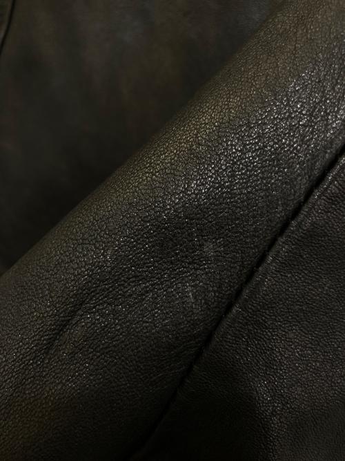 MUSHER（マーシャー）MUSHER (マーシャー) ダブルライダースジャケット　MMU7ES4064 ブラック サイズ:２の古着・服飾アイテム