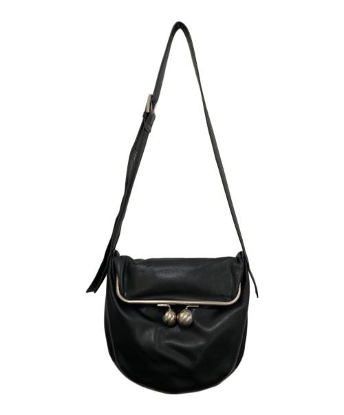 kawa-kawa（カワカワ）kawa-kawa (カワカワ) がま口ショルダーバッグ ブラックの古着・服飾アイテム