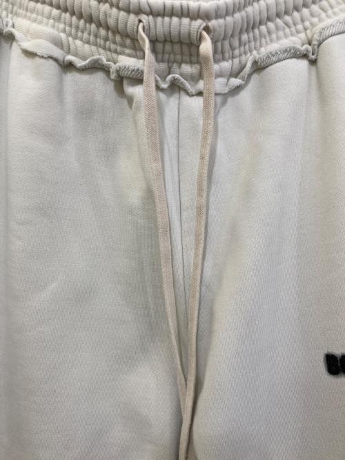 Lyft（リフト）Lyft (リフト) BORN TO LYFT カットオフスウェットパンツ ベージュ サイズ:Sの古着・服飾アイテム