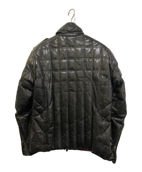 AVIREX（アヴィレックス）AVIREX (アヴィレックス) ゴートスキンキルトダウンジャケット ブラック サイズ:Mの古着・服飾アイテム