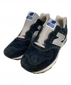 NEW BALANCEニューバランス）の古着「ローカットスニーカー」｜ネイビー