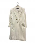 ZARAザラ）の古着「金釦ダブルコート」｜ホワイト
