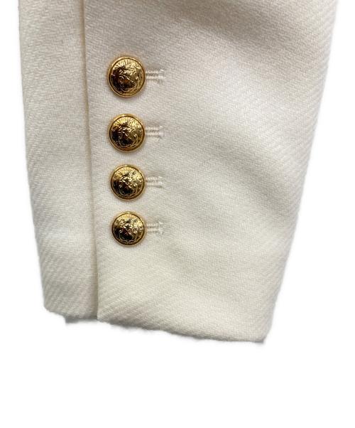 ZARA（ザラ）ZARA (ザラ) 金釦ダブルコート ホワイト サイズ:Lの古着・服飾アイテム